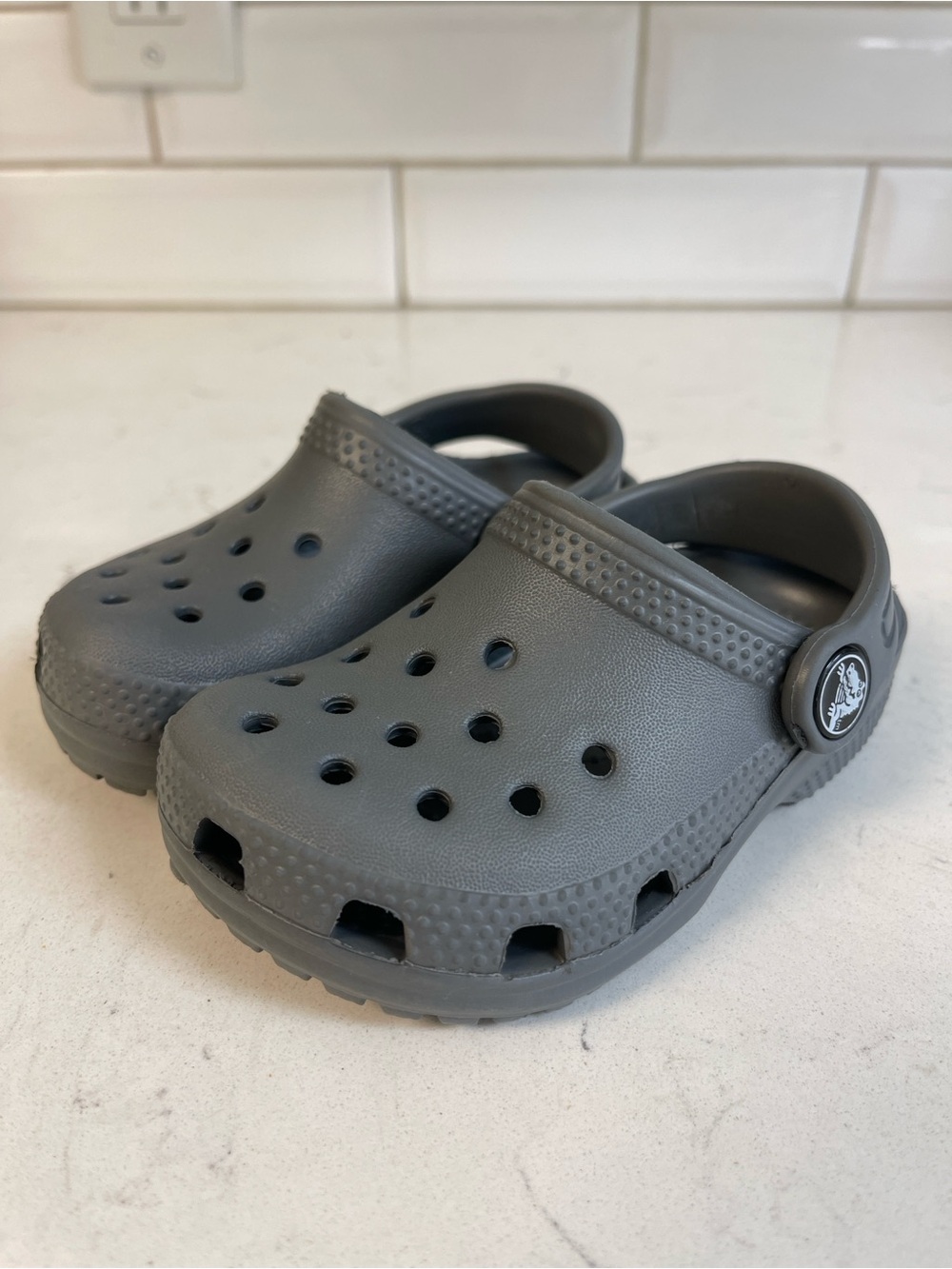 Crocs Kids' Classic Clog 204536 Grey Size 6 Toddler